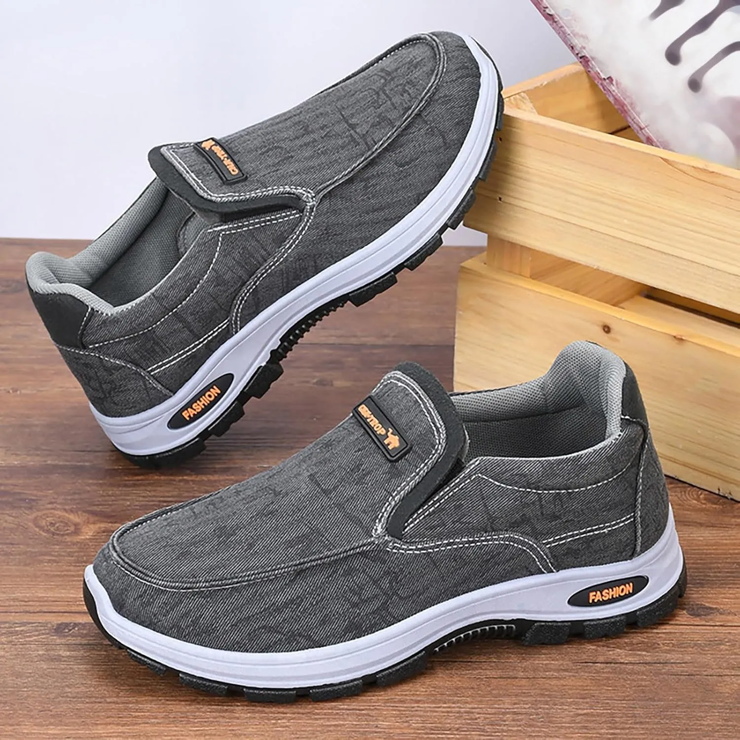 Mens Athletic Shoes Mens Tennis Shoes Tennis Shoe for Men Slip on Shoe for Men Athletic Gym Mesh Sneaker