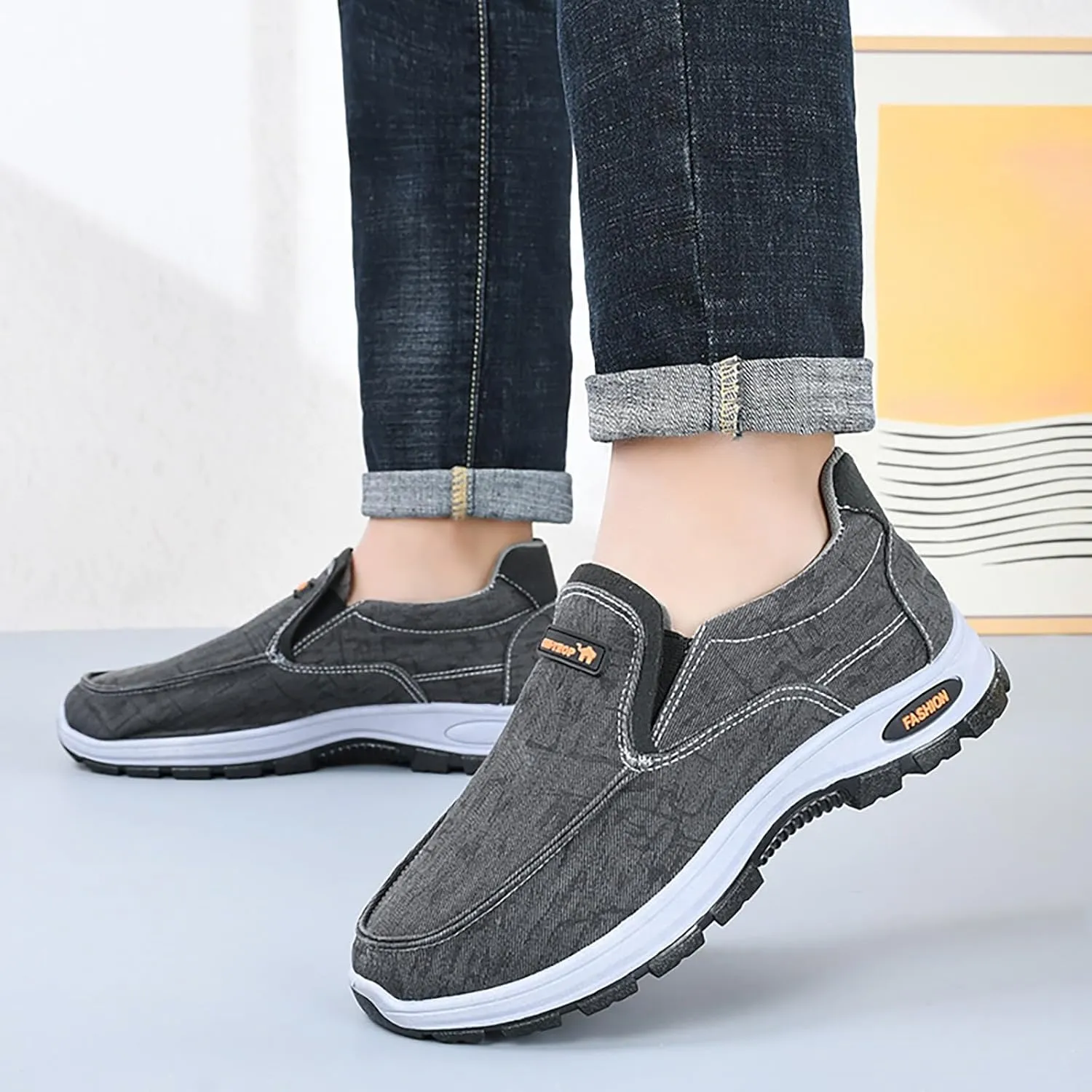 Mens Athletic Shoes Mens Tennis Shoes Tennis Shoe for Men Slip on Shoe for Men Athletic Gym Mesh Sneaker