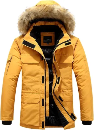 Men's Autumn Winter Coat Jacket Casual Plus Size Light Zip Pocket Cotton Padded Warm Soft Jacket Coat Solid Top