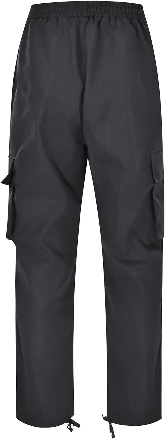 Men's Cargo Pants Big and Tall Baggy Drawstring Elastic Waist Sweatpants Lightweight Casual Tactical Atheltic Hiking Pants