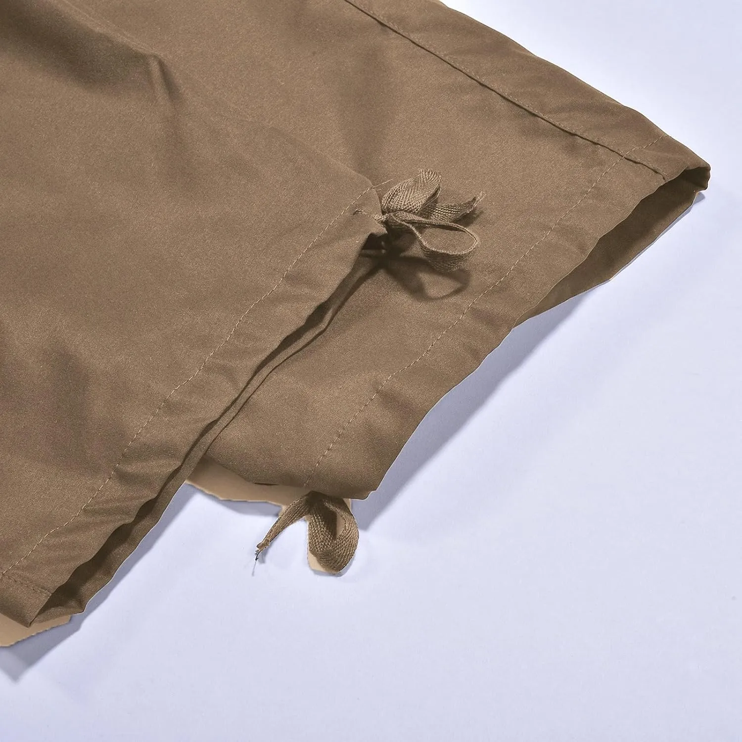 Men's Cargo Pants Big and Tall Baggy Drawstring Elastic Waist Sweatpants Lightweight Casual Tactical Atheltic Hiking Pants