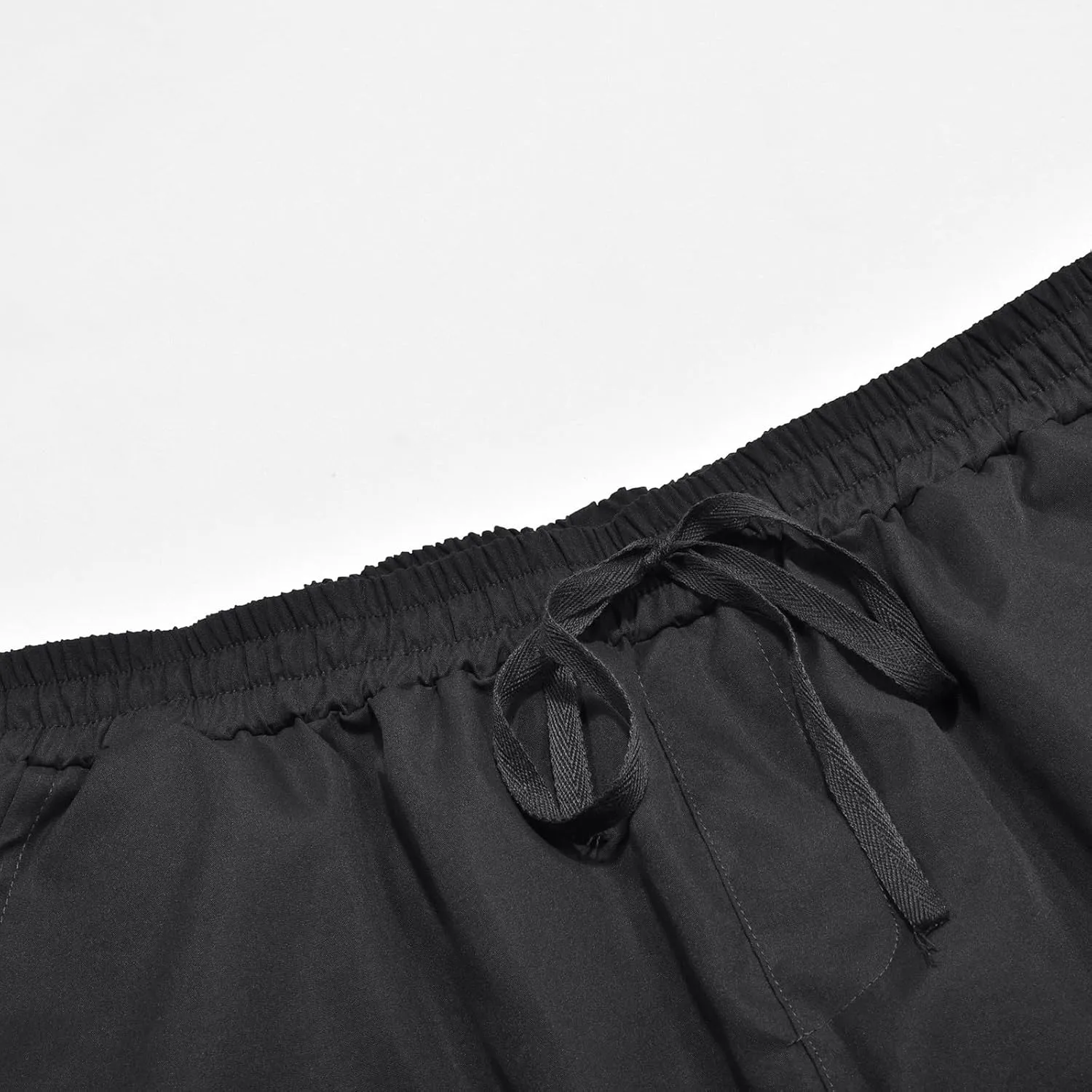 Men's Cargo Pants Big and Tall Baggy Drawstring Elastic Waist Sweatpants Lightweight Casual Tactical Atheltic Hiking Pants