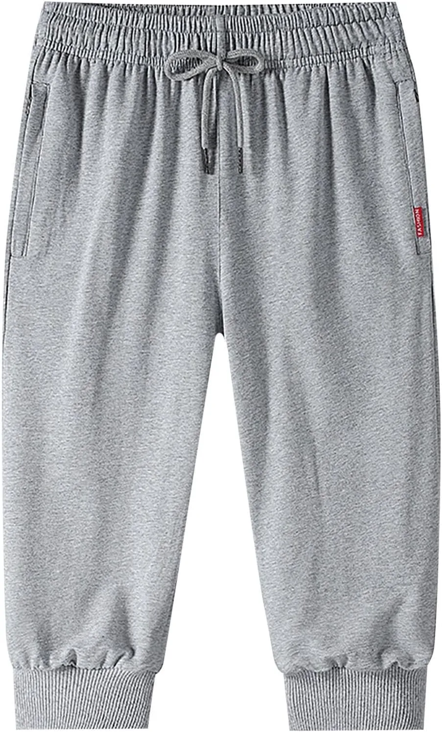 Men's Cargo Pants Casual Linen Drawstring Waist Pant Sweatpant Joggers Loose Beach Walking Running Jogger