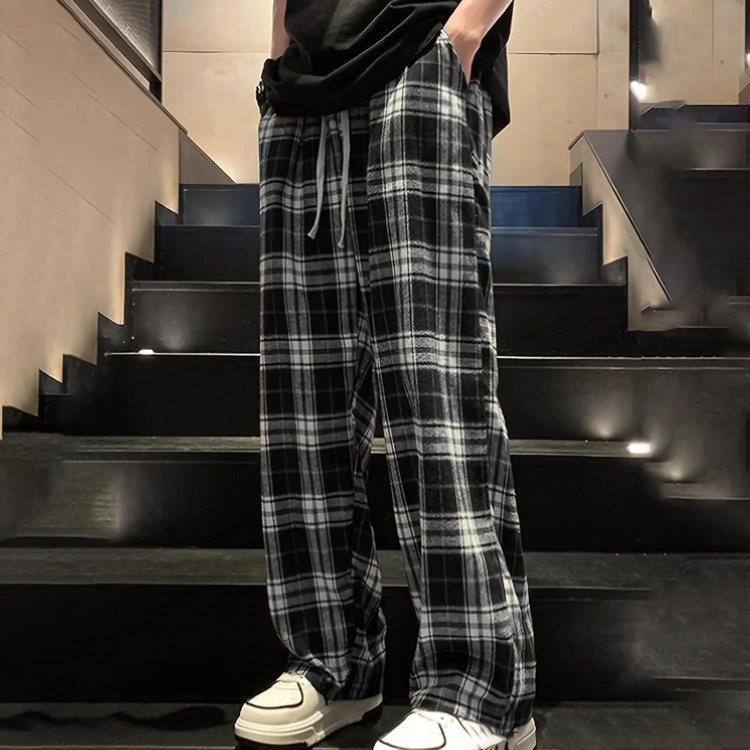 Men's Cargo Pants Casual Linen Stretch Stretch Waistband Pant Lightweight Sweatpants Joggers Gym Running