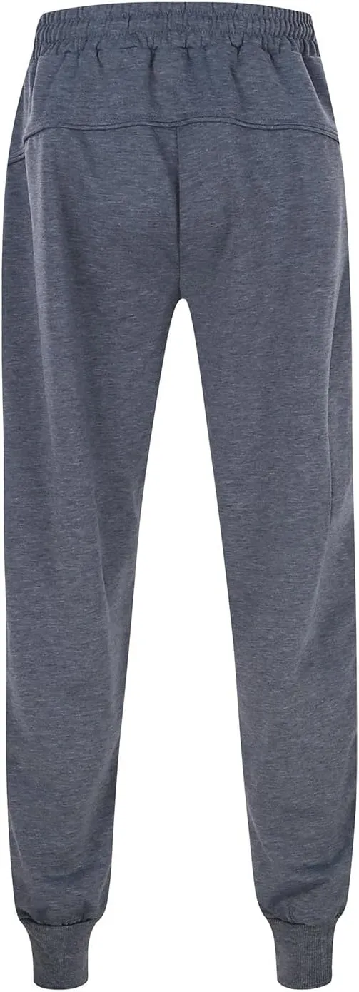Mens Casual Pants Elastic Waist Relaxed Fit Stretch Sweatpants Big and Tall Baggy Outdoor Workout Athletic Pants with Pockets