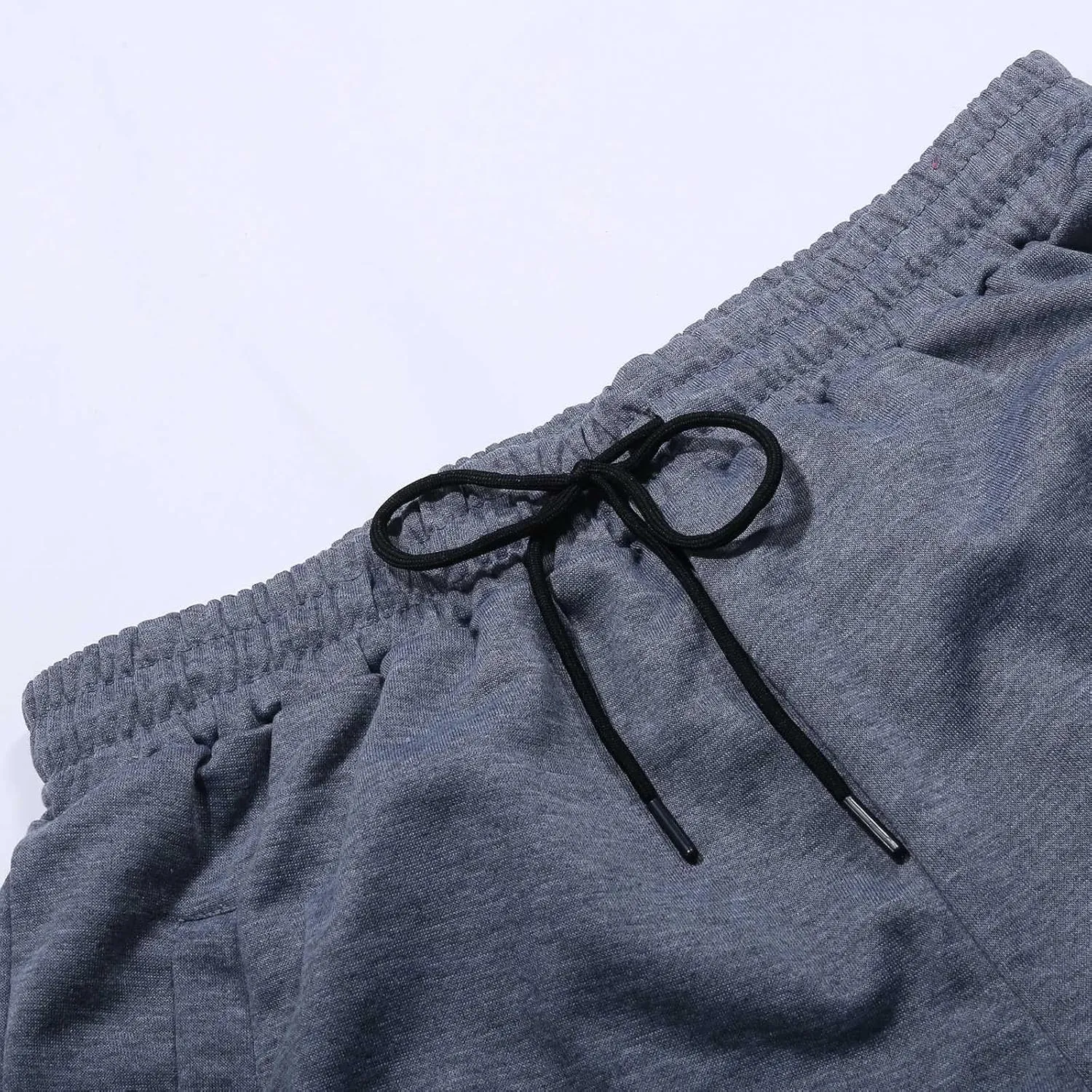 Mens Casual Pants Elastic Waist Relaxed Fit Stretch Sweatpants Big and Tall Baggy Outdoor Workout Athletic Pants with Pockets