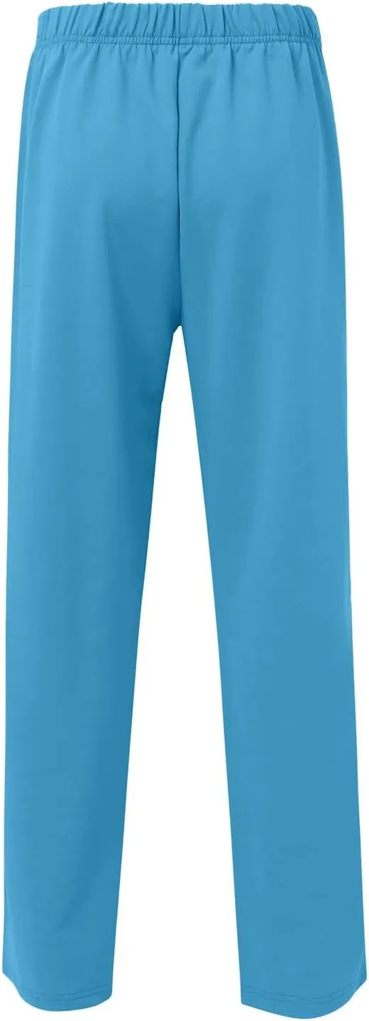 Mens Casual Pants Relaxed Fit Stretch Waist Lightweight Summer Beach Trousers Trendy Side Zipper Straight Leg Slacks Trousers
