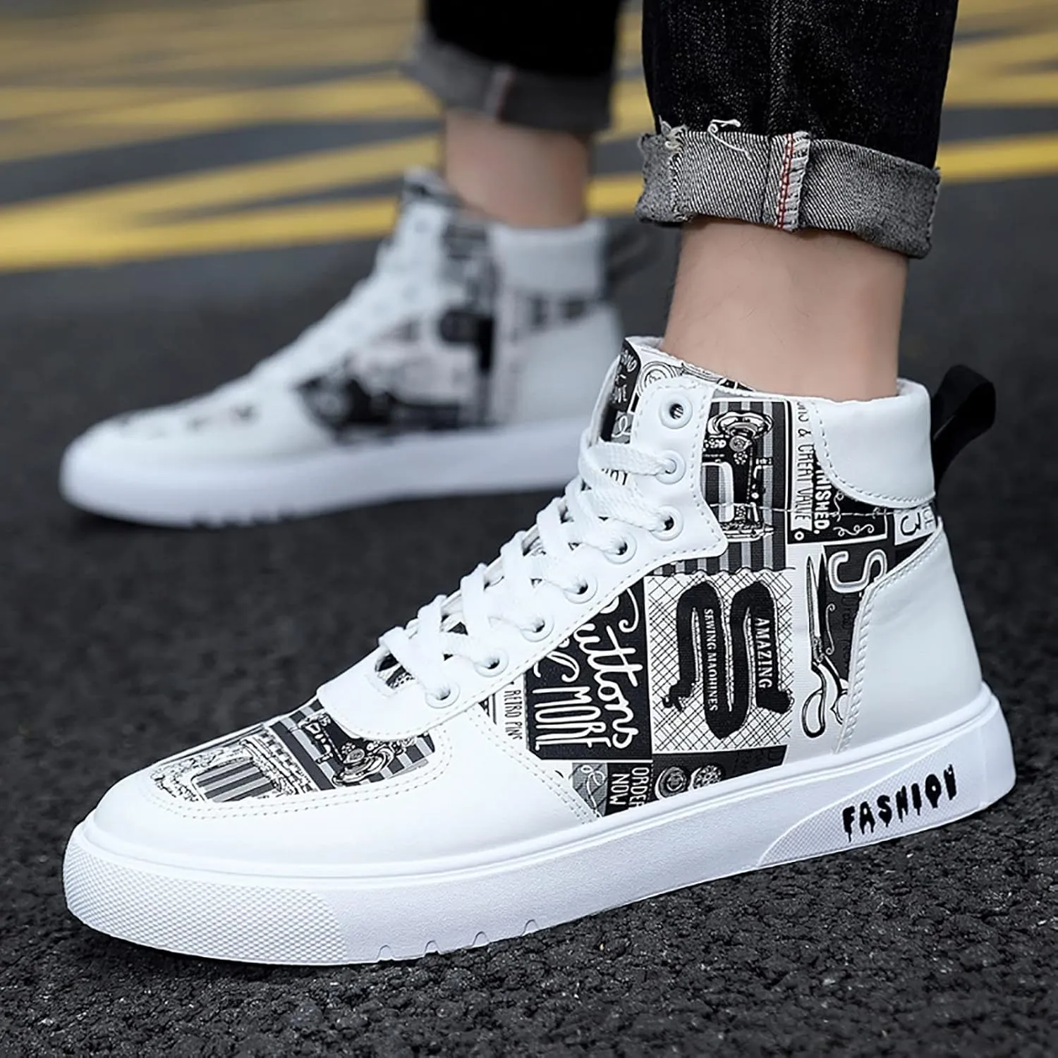 Men's Comfortable Diabetic Shoes Lightweight Breathable Walking Shoe Gym Tennis Business Casual Versatile Shoes