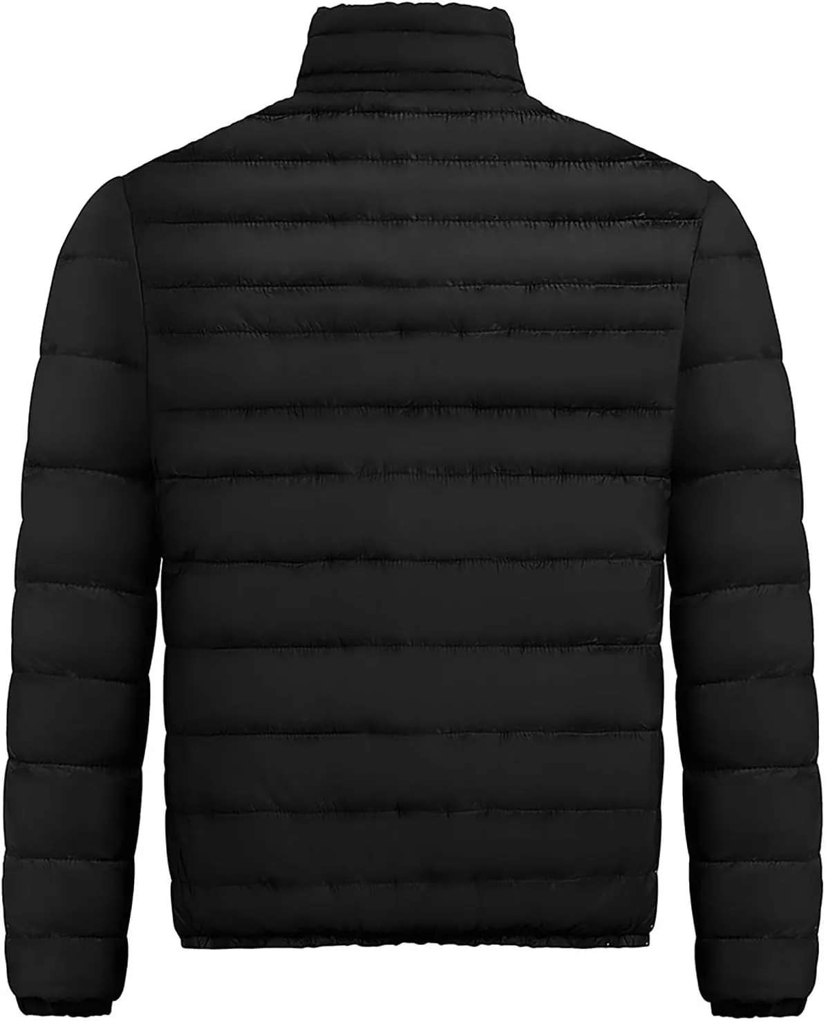 Men's Down Winter Coat Jacket Casual Windproof Zip Up Windbreaker Jackets Warm Padded Coats Big and Jackets, M-2XL