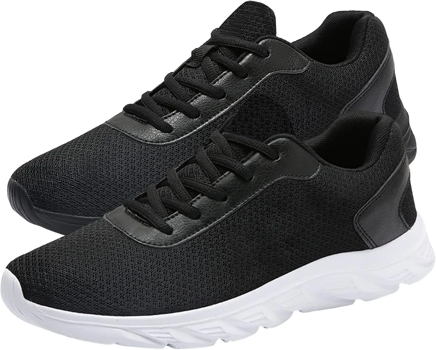 Men's Fashion Sneakers Men's Casual Dress Shoes Sneakers Classic Casual Walking Shoes Weight Lifting for Men Comfortable Walking Tennis White Leather Shoe