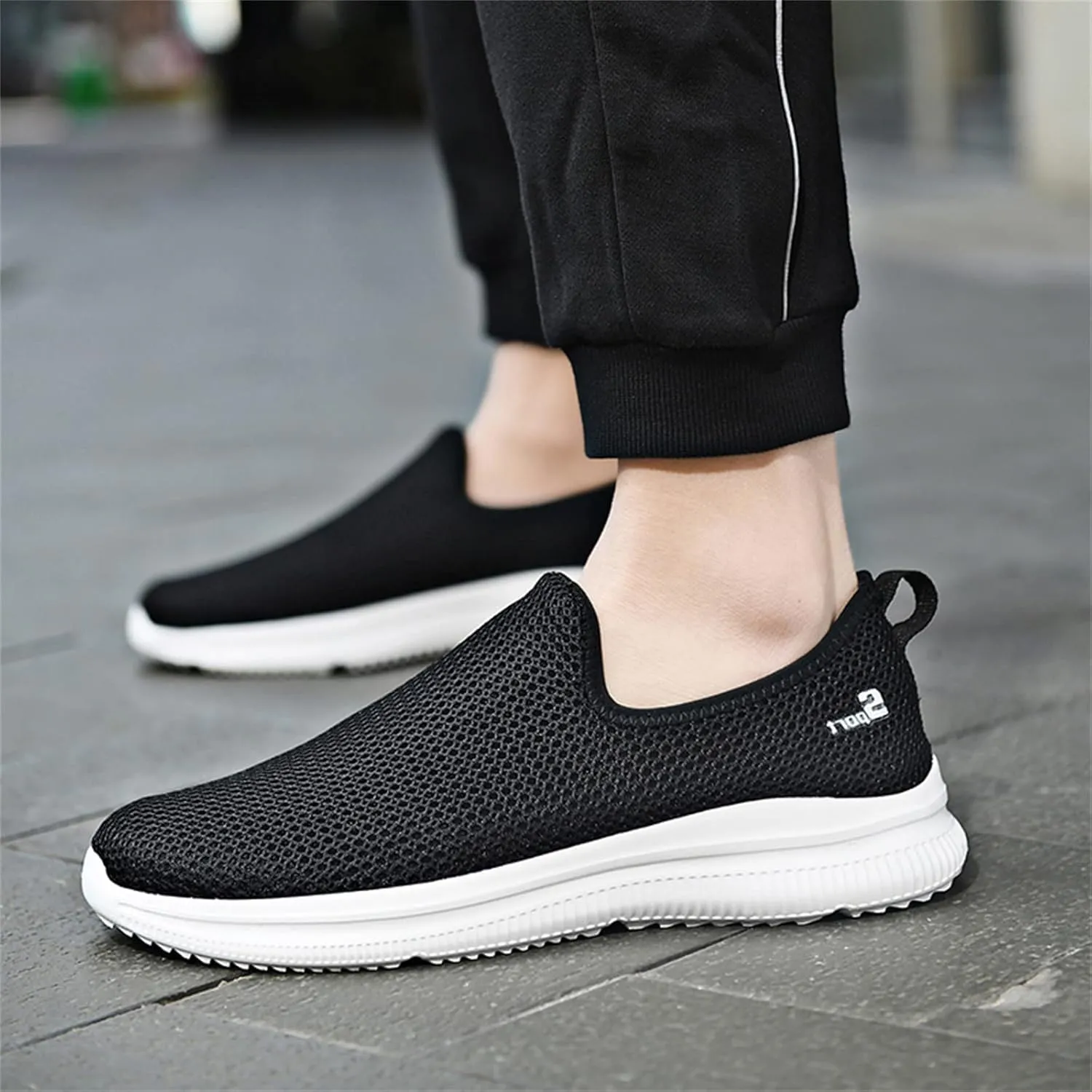 Men's Fashion Sneakers Mens Slip on Shoes Tennis Shoe for Men Shoe for Men Mesh Athletic Gym Sneaker