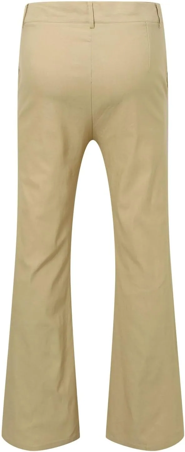 Men's Jogging Pants Casual Solid Color Jogger Loungewear Sweatpant Stretch Waistband Combat Cargo Pant