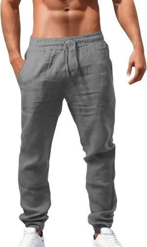 Men's Lightweight Jogging Pant Cargo Combat Work Joggers Baggy Sport Casual Sweatpant Leisure Pant