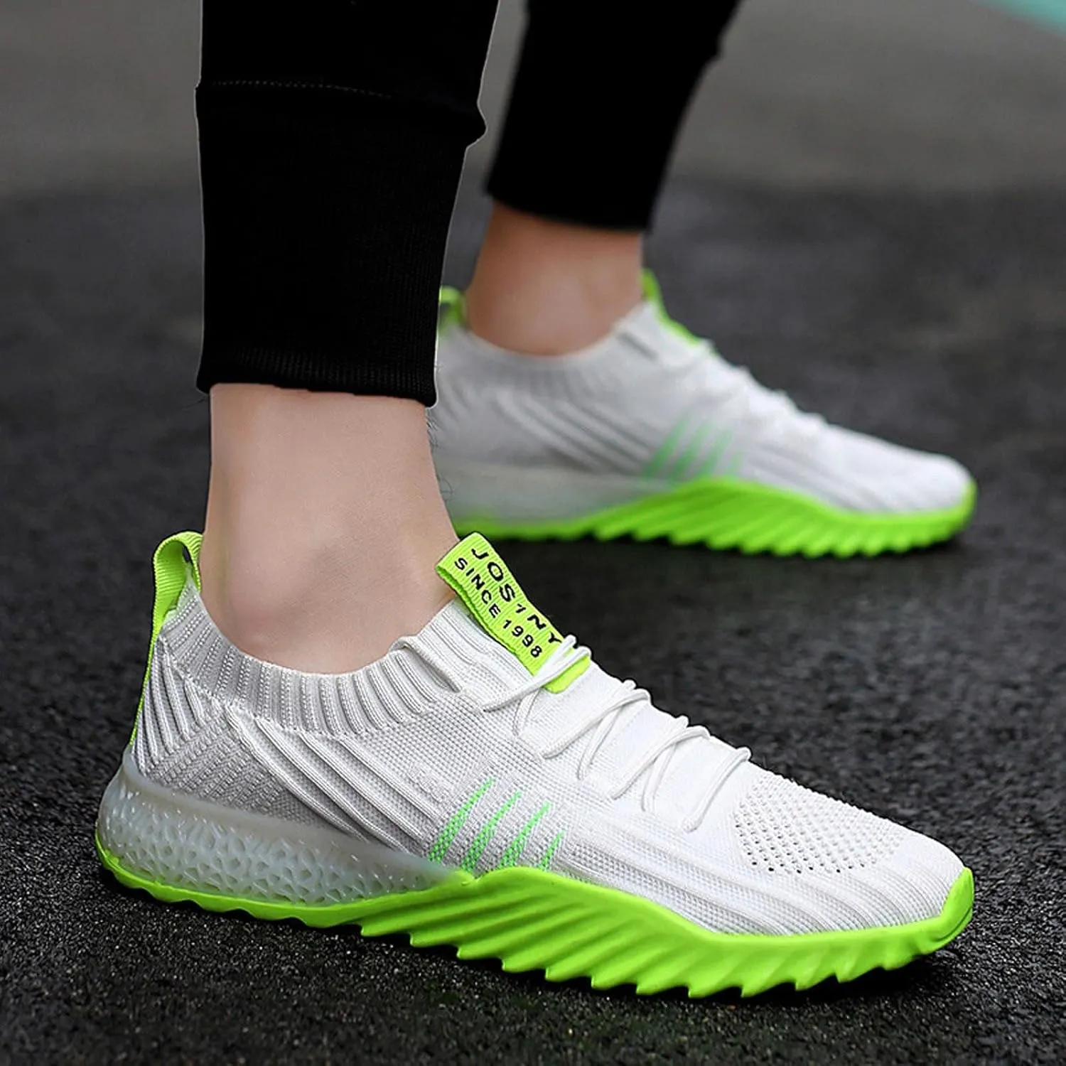 Men's Lightweight Non Slip Barefoot Shoes Athletic Gym Tennis Shoe for Men Casual Soft Flat Soled Walking Shoes