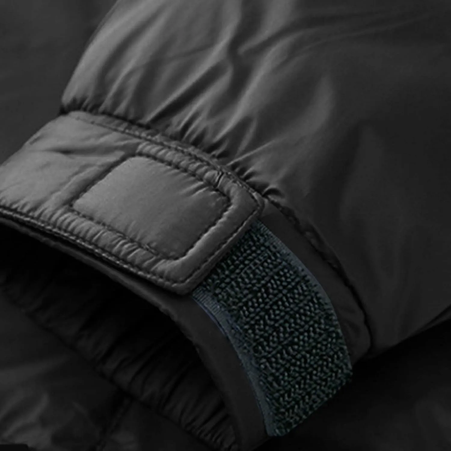 Men's Puffer Jacket Stand Collar Down Coats Winter Warm Cotton Padded Bubble Coat with Pockets