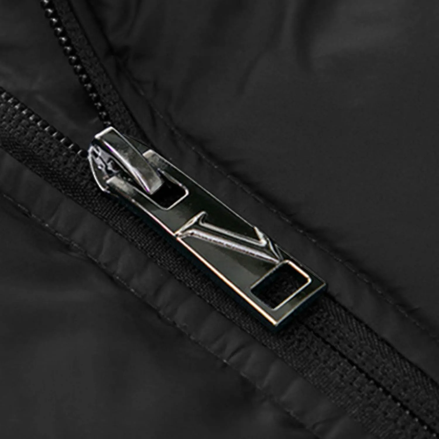 Men's Puffer Jacket Stand Collar Down Coats Winter Warm Cotton Padded Bubble Coat with Pockets