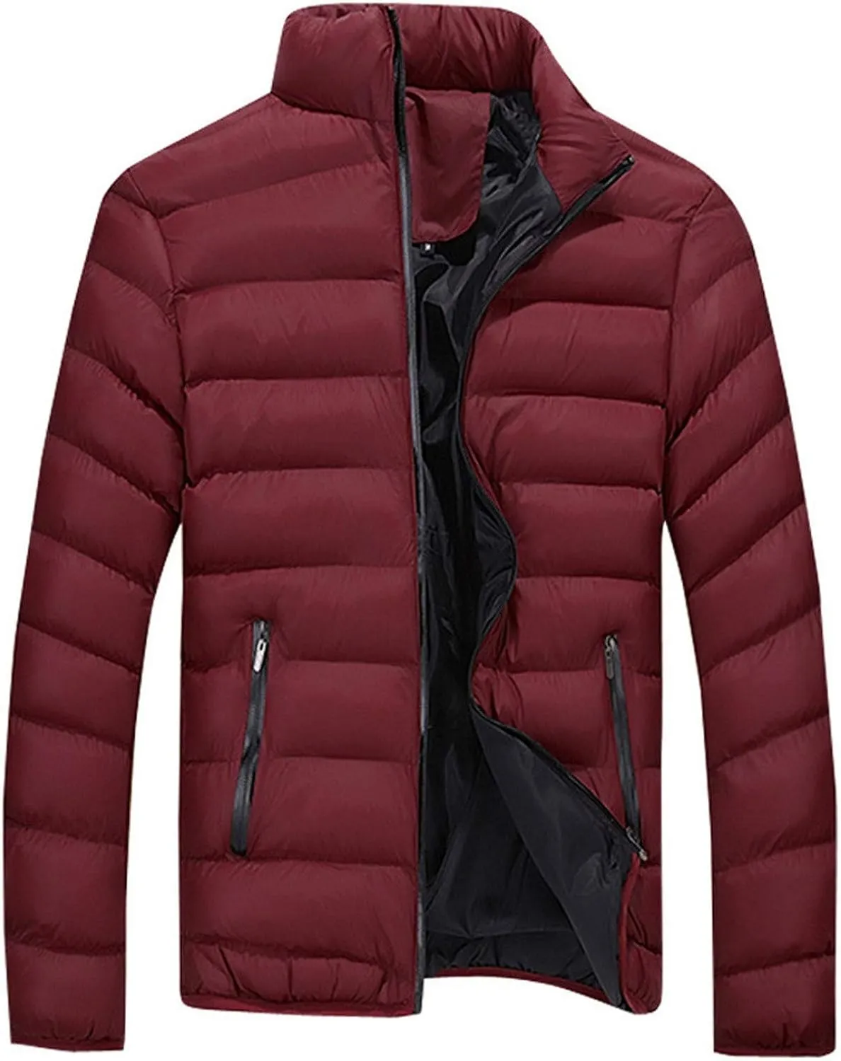 Men's Puffer Jacket Waterproof Winter Parka Warm Thicken Ski Coat Real Down Insulated Packable Puffer Jacket