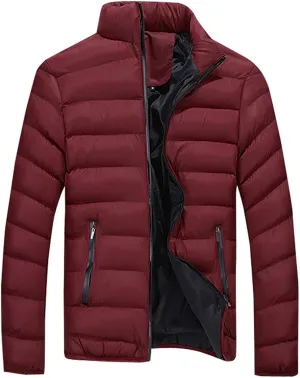 Men's Puffer Jacket Waterproof Winter Parka Warm Thicken Ski Coat Real Down Insulated Packable Puffer Jacket