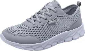 Men's Running Shoes Lightweight Breathable Walking Shoes Athletic Fashion Sneakers Casual Workout Tennis Shoes