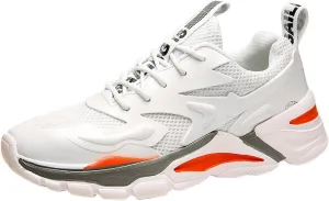 Mens Running Shoes Lightweight Breathable Walking Shoes Non Slip Sport Fitness Gym Jogging Sneaker