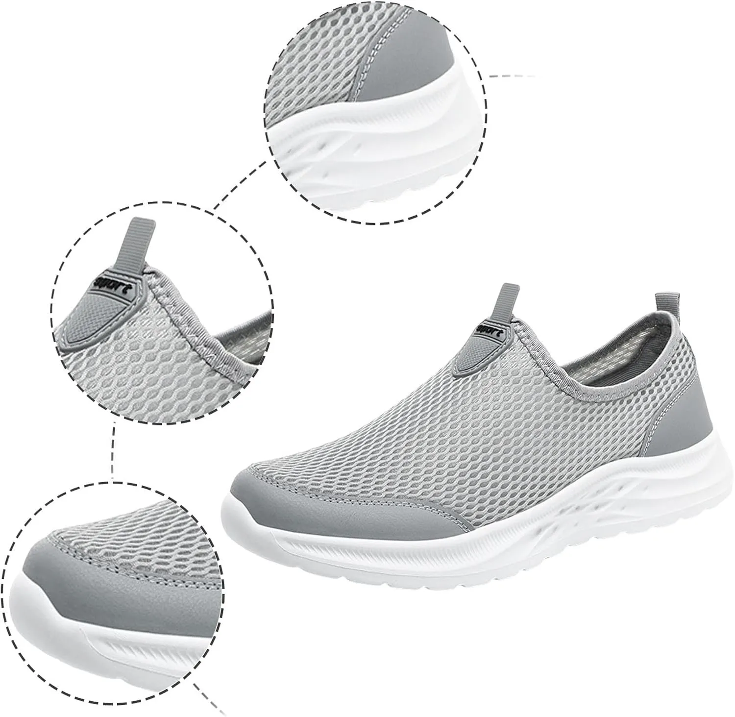 Men's Shoes Mens Slip on Shoes Sneaker for Men Walking Shoe for Men Lightweight Everyday and Travel Sneaker