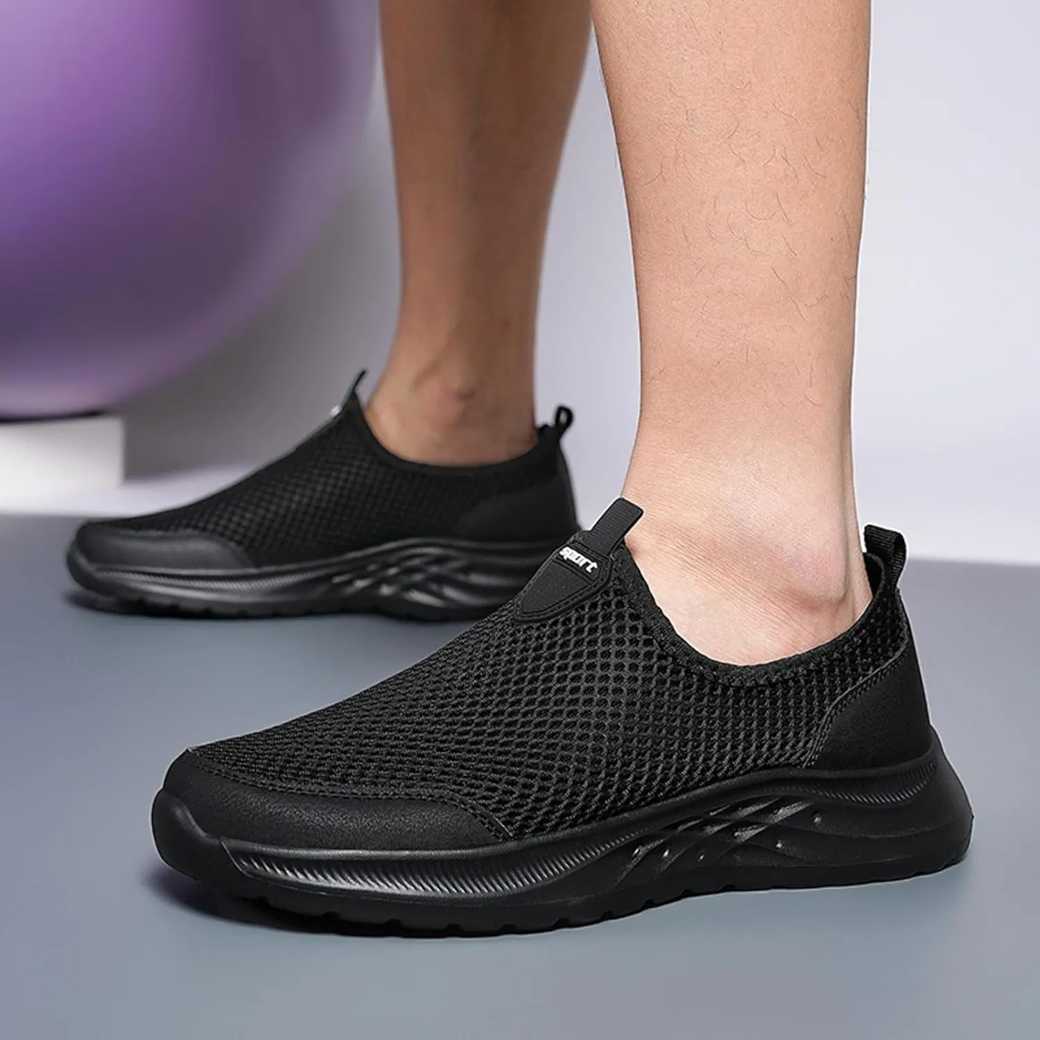Men's Shoes Mens Slip on Shoes Sneaker for Men Walking Shoe for Men Lightweight Everyday and Travel Sneaker