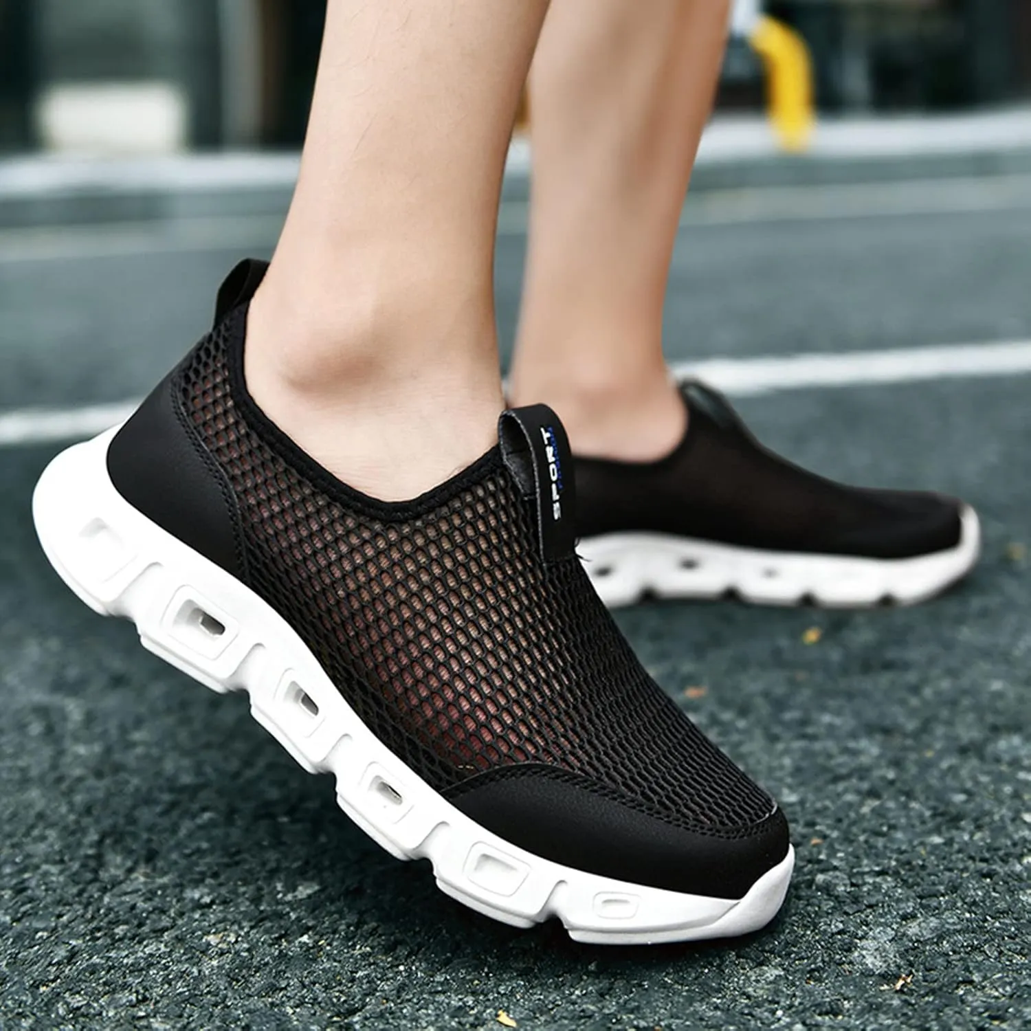Mens Slip on Shoes Men's Sneakers Shoe for Men Tennis Shoe for Men Running Trail Comfortable Sneaker