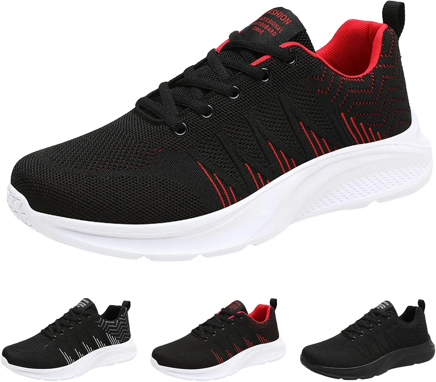 Mens Slip on Sneakers Non Slip Work Shoes for Men Men's Comfortable Walking Shoes Tennis Comfortable Tennis Men Sneaker Lightweight Breathable Mesh Slide Shoe on White Sneaker