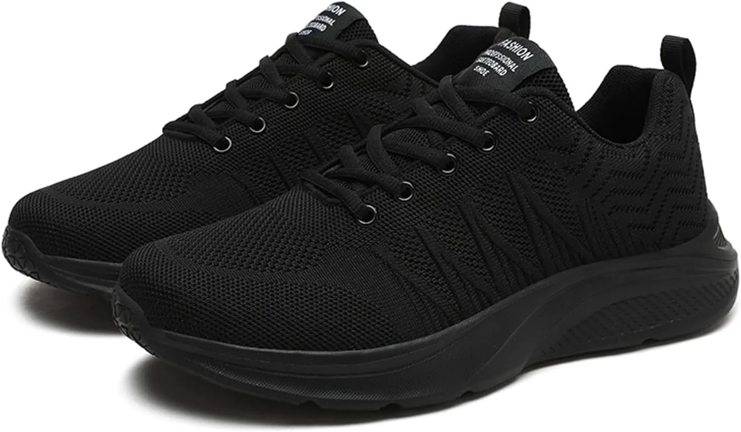 Mens Slip on Sneakers Non Slip Work Shoes for Men Men's Comfortable Walking Shoes Tennis Comfortable Tennis Men Sneaker Lightweight Breathable Mesh Slide Shoe on White Sneaker