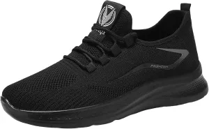 Men's Stretch Memory Foam Shoes Portable Non Slip Fitness Workout Shoe Comfortable & Light-Weight Stretch Shoes