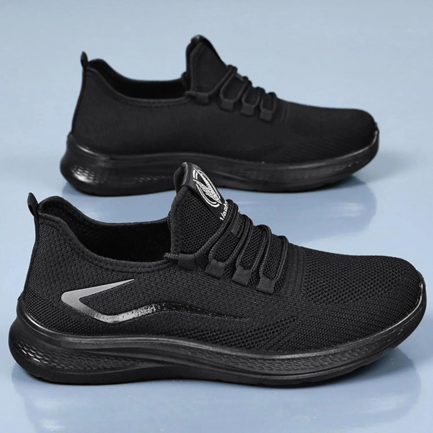 Men's Stretch Memory Foam Shoes Portable Non Slip Fitness Workout Shoe Comfortable & Light-Weight Stretch Shoes