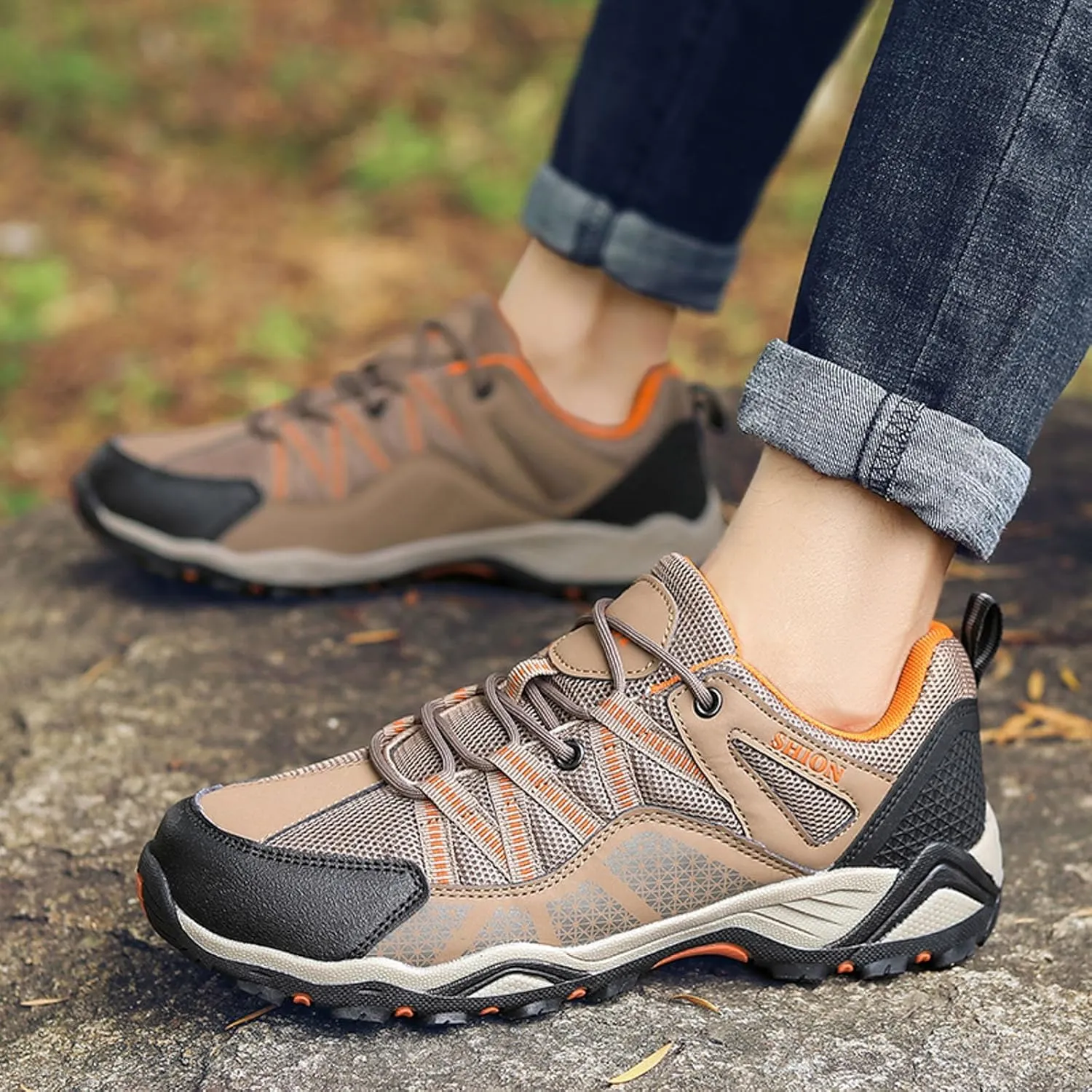 Men's Stylish Orthopedic Sneakers Breathable Casual Comfortable Walking Sneaker Lightweight Work Shoes for Men
