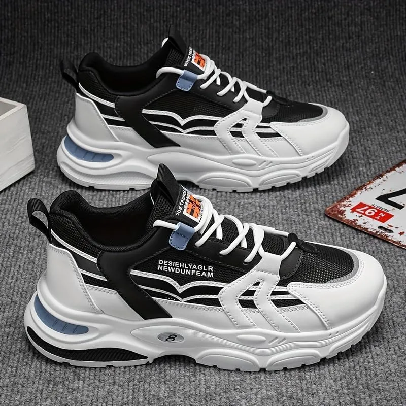 Men's Summer Breathable Sports Shoes with Anti-Slip, wear-Resistant and Thick Soles are Suitable for Daily Outdoor use