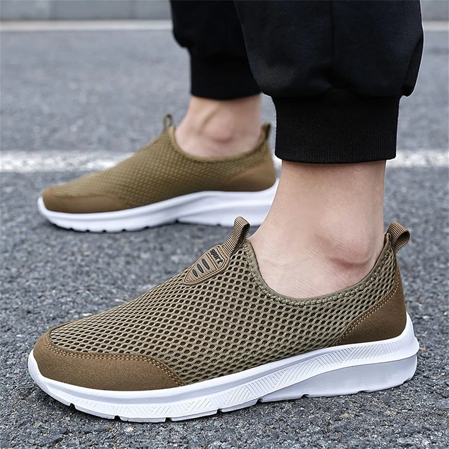 Mens Walking Shoes Men's Sneakers Shoe for Men Slip on Shoe for Men Breathable Mesh Sneaker