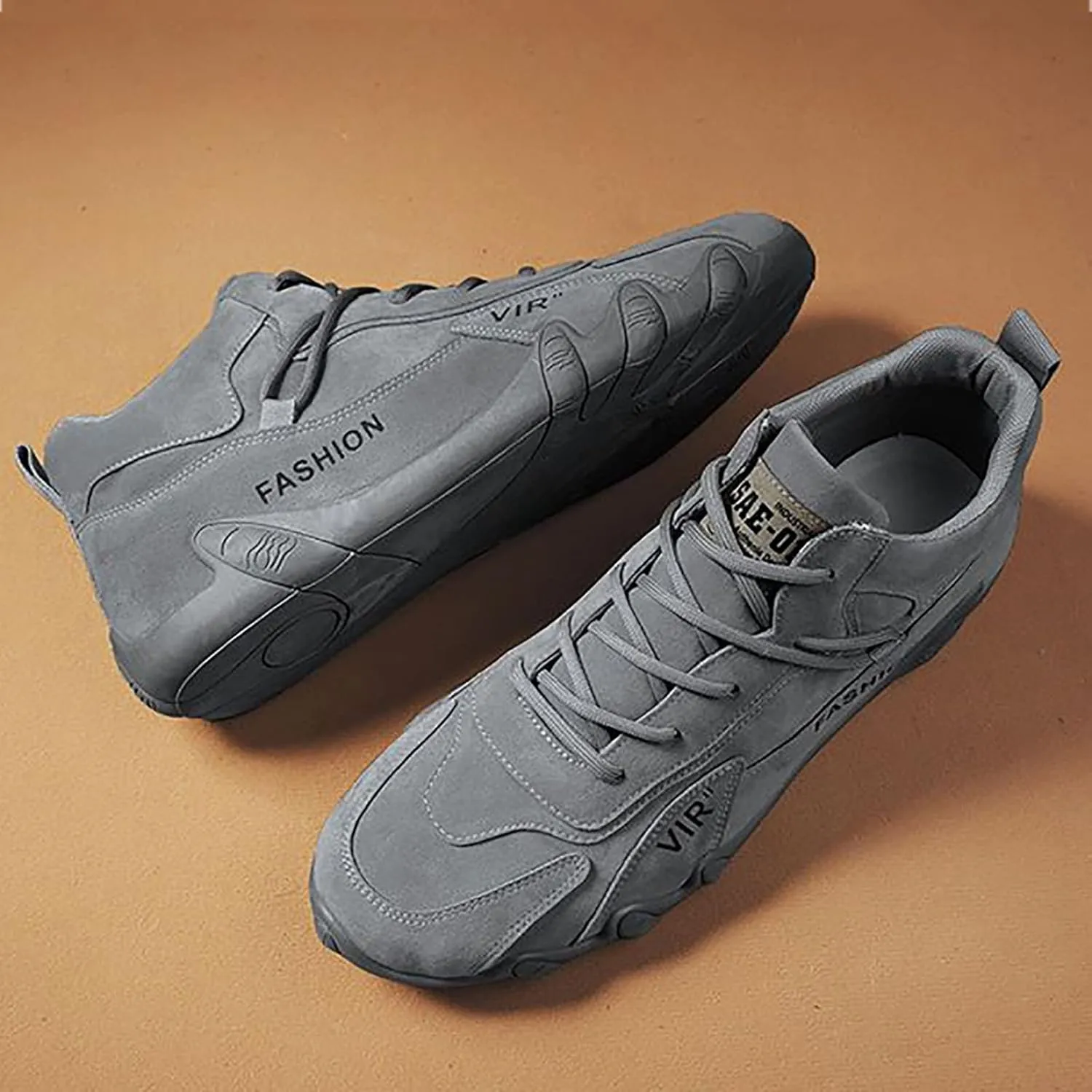 Mens Walking Shoes Non-Slip Breathable Chukka Boots Orthopedic Shoes Lightweight Driving Shoes for Hiking Camping