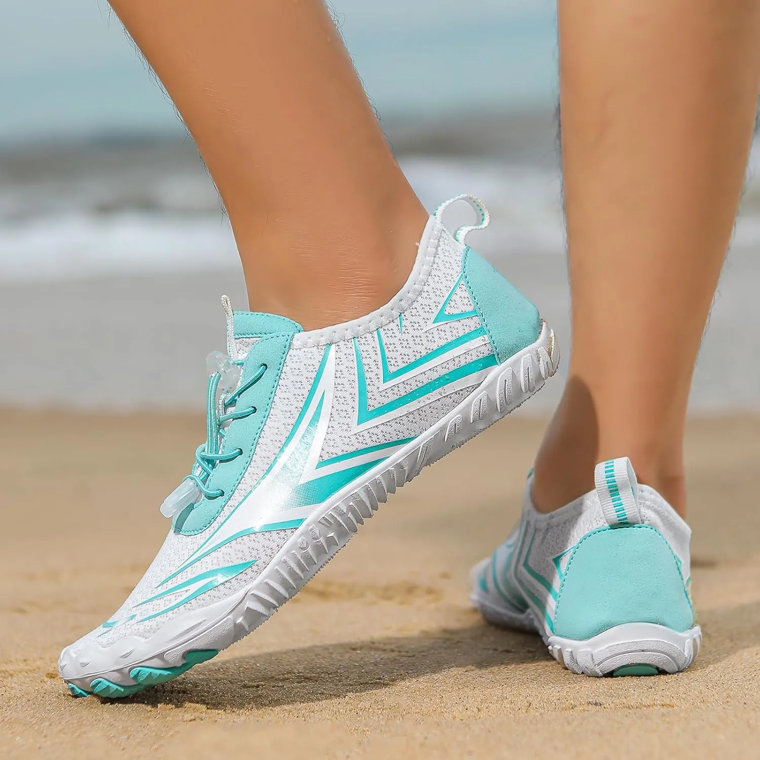 Men's Women's Barefoot Shoes Athletic Hiking Water Shoes Wide Toe Box Healthy & Non-Slip Breathable Barefoot Water Shoes Beach Pool Aqua Swim Surf Hiking Walking Shoes