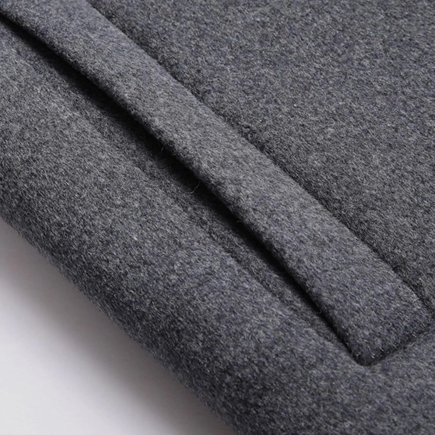 Mens Wool Blend Coat Winter Trench Coats Windbreaker Coat Long Jacket Windbreaker Overcoat Pea Coat Men Trench Coats