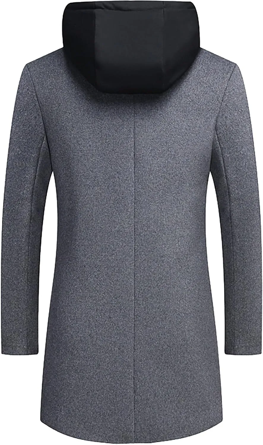 Mens Wool Blend Coat Winter Trench Coats Windbreaker Coat Long Jacket Windbreaker Overcoat Pea Coat Men Trench Coats