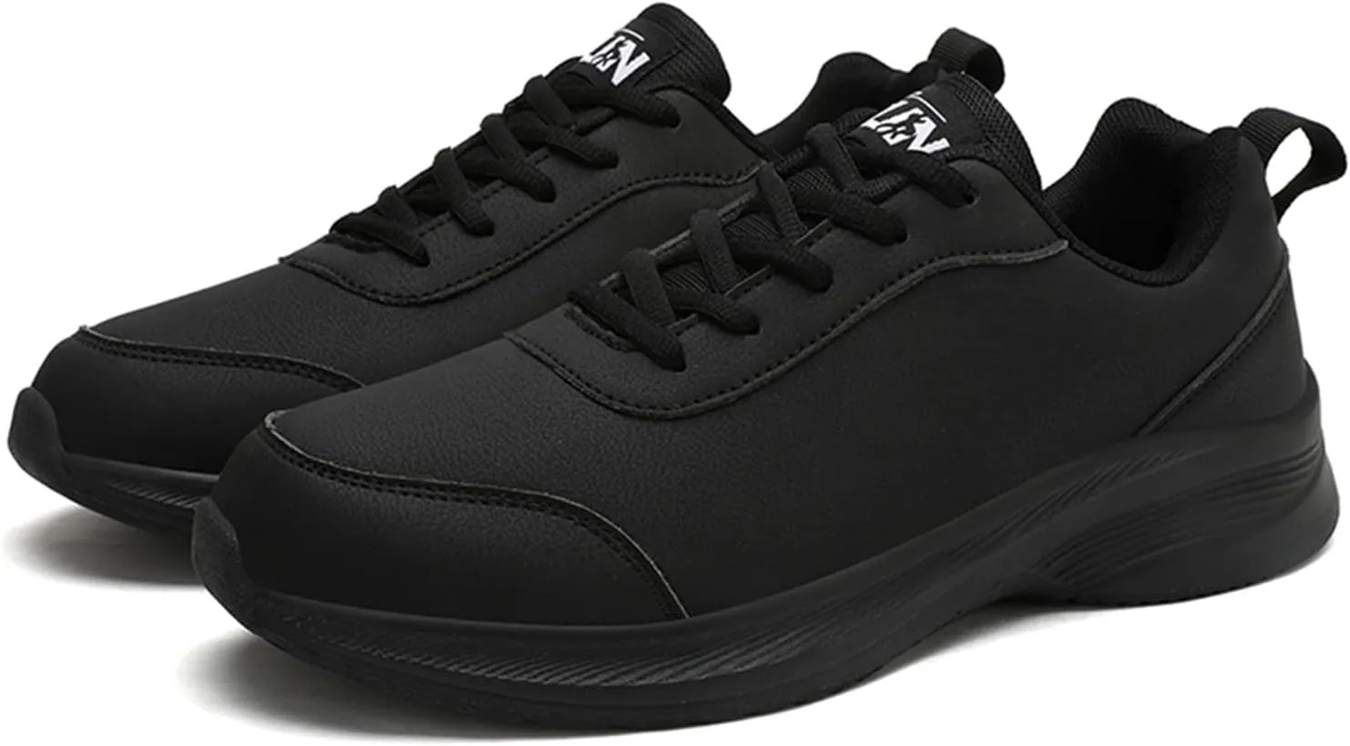 MensCasual Leather Laace Up Solid Color Casual Fashion Simple Shoes Running Shoes Sneaker Storage for Men