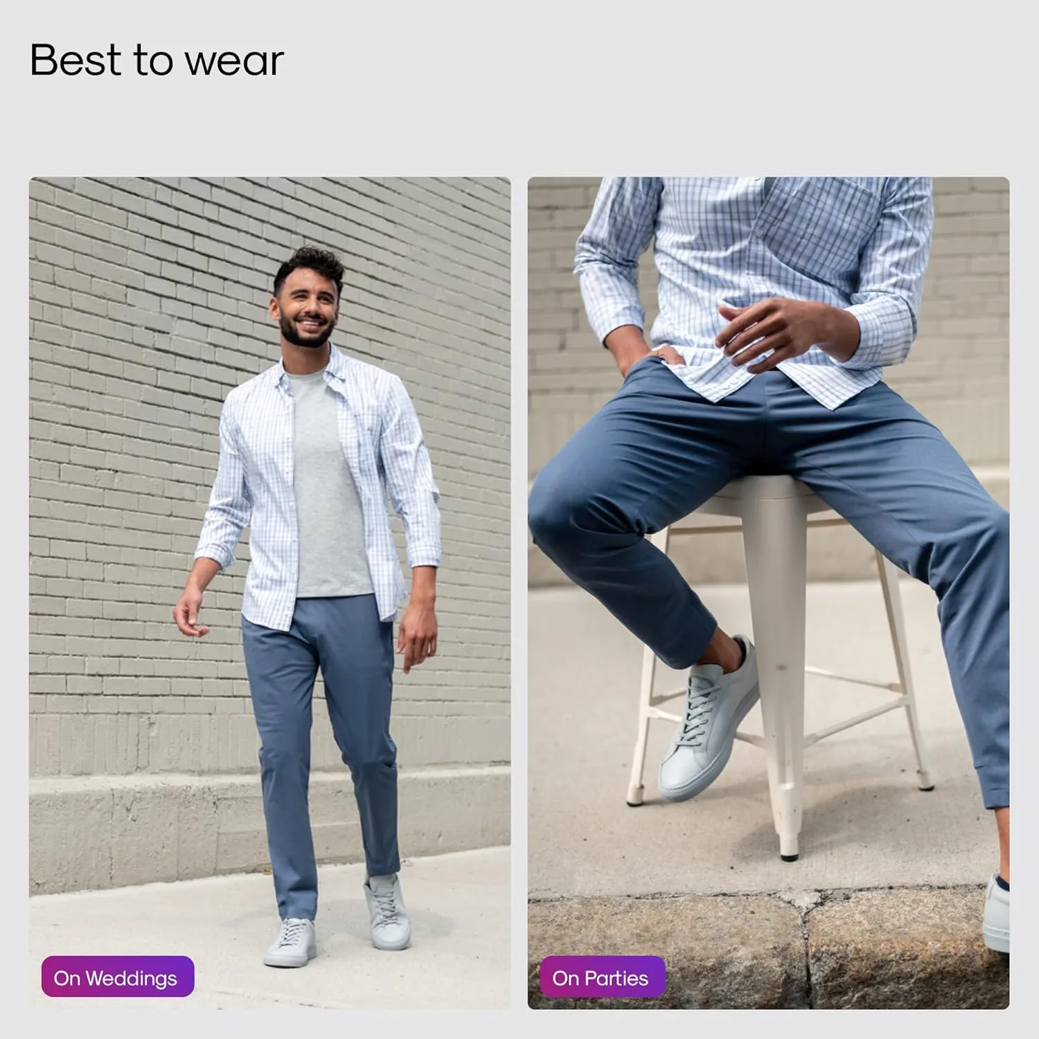 Ministry of Supply Men's Pace Tapered Chino, Stretchy, Slim, Fit Summer Pants, Chinos Pants for Travel, Work & Casual Wear