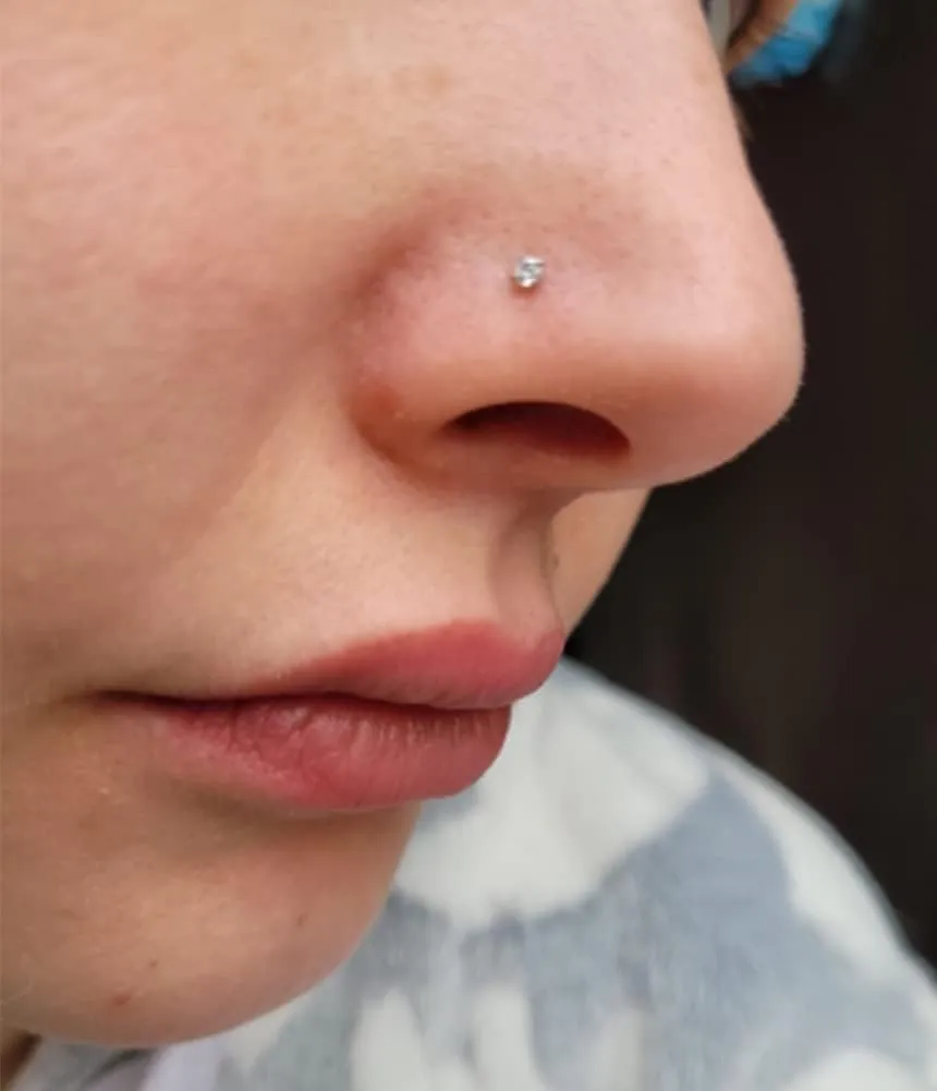MODRSA Nose Rings - 20g Hoops & Studs in Surgical Steel & Silver Rose Gold