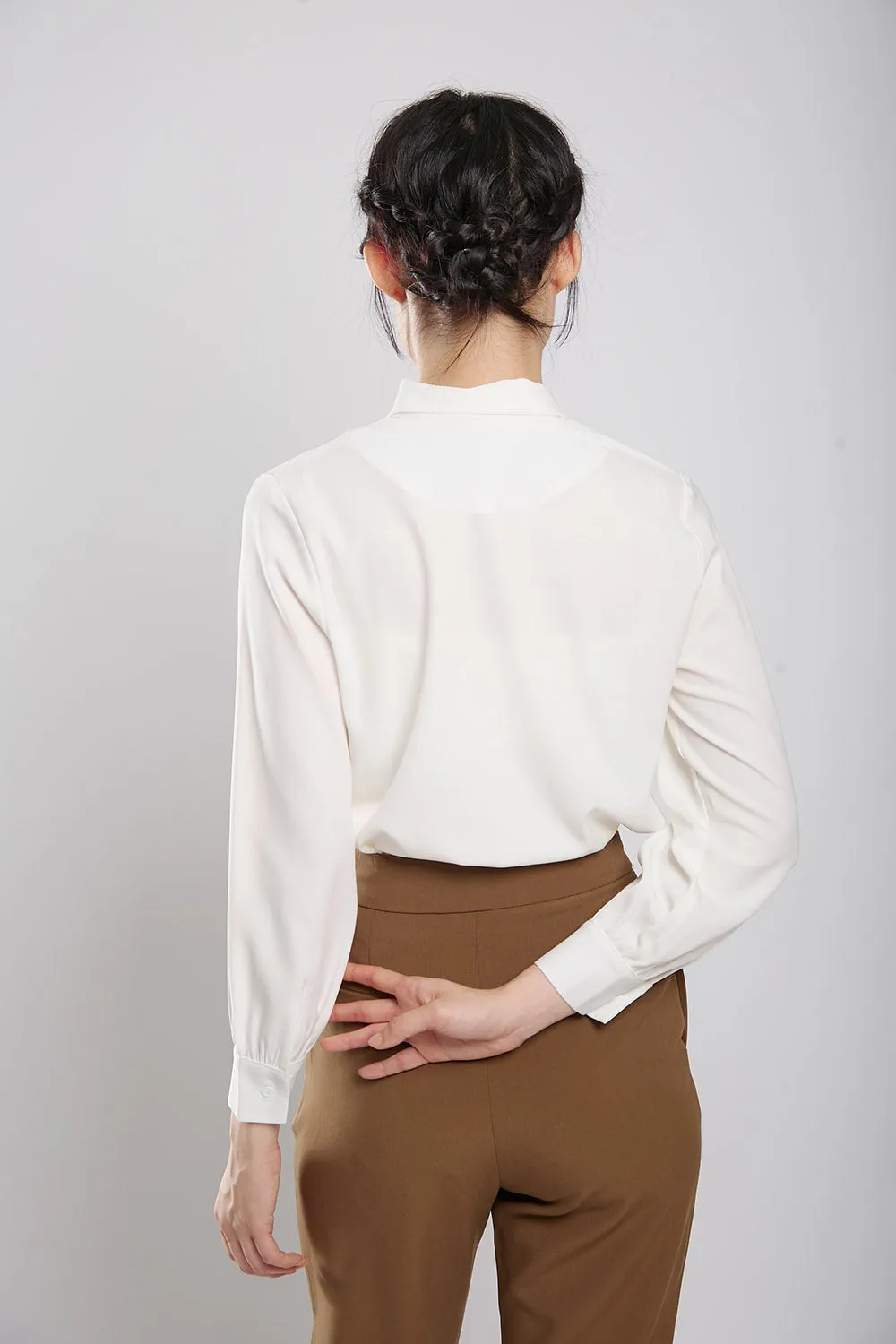 Nadya Blouse in White