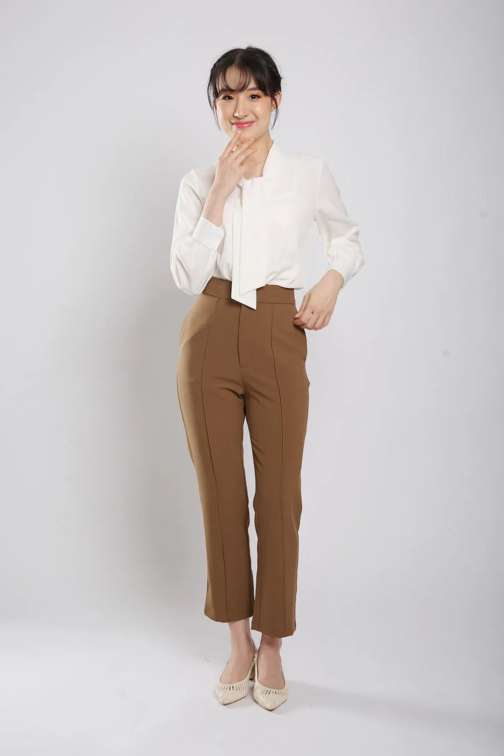 Nadya Blouse in White