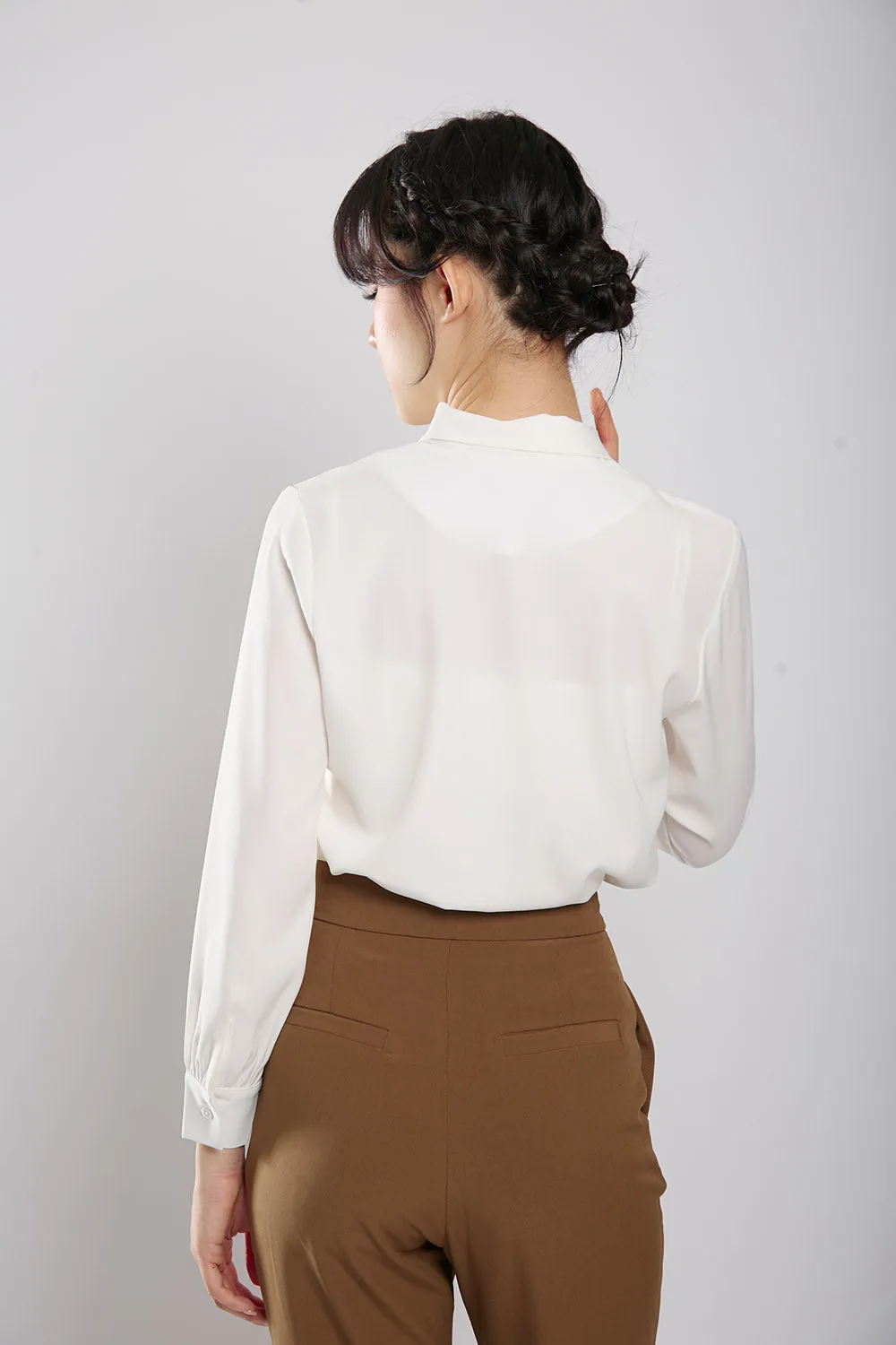 Nadya Blouse in White