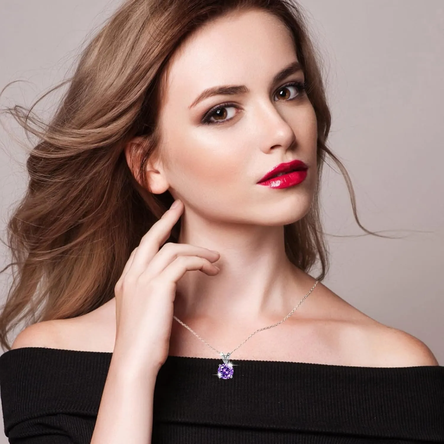 Necklaces for Women Trendy Pack Adjustable Length Pendant Necklace for Women Chunky Charm Pendant Necklaces Fashion Jewelry