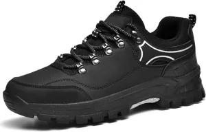Orthopedic Air Cushion Shoes, Large Size Outdoor Men Hiking Shoes Soft Bottom Sneakers Breathable Mesh Lightweight Travel Shoes