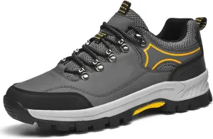 Orthopedic Air Cushion Shoes, Large Size Outdoor Men Hiking Shoes Soft Bottom Sneakers Breathable Mesh Lightweight Travel Shoes