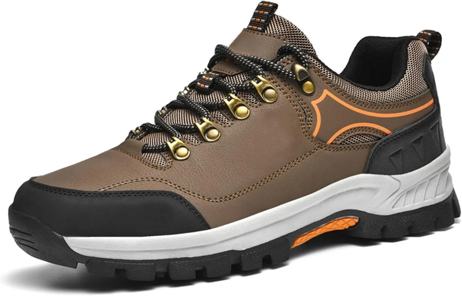Orthopedic Air Cushion Shoes, Large Size Outdoor Men Hiking Shoes Soft Bottom Sneakers Breathable Mesh Lightweight Travel Shoes
