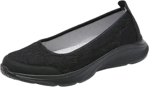 Orthopedic Casual Shoes for Plantar Fasciitis Relief Womens Slip On Walking Sneakers with Arch Support Comfortable Loafers Diabetic Feet