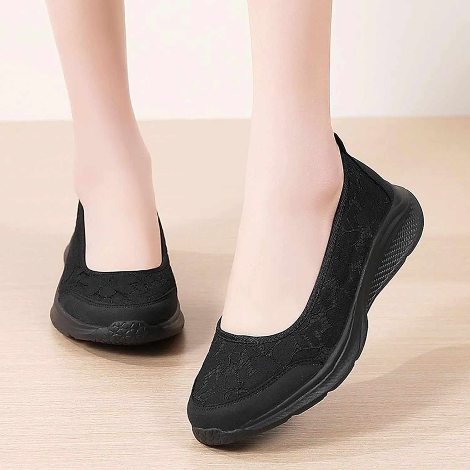 Orthopedic Casual Shoes for Plantar Fasciitis Relief Womens Slip On Walking Sneakers with Arch Support Comfortable Loafers Diabetic Feet